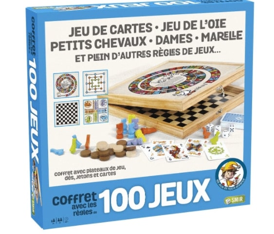 Classic Games – Coffret 100 Jeux De Plateau – Raccolta Di 100 Giochi Da Tavolo